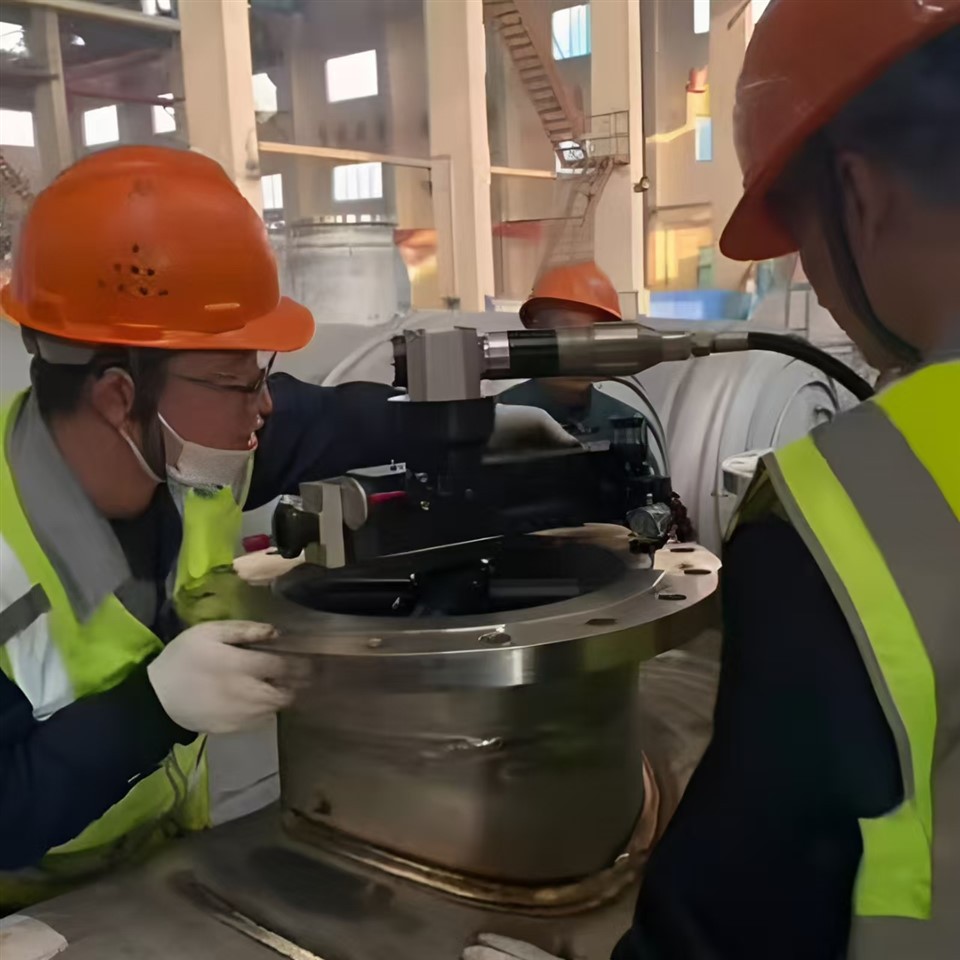 Pneumatic Internal Expansion Flange End Processing Machine