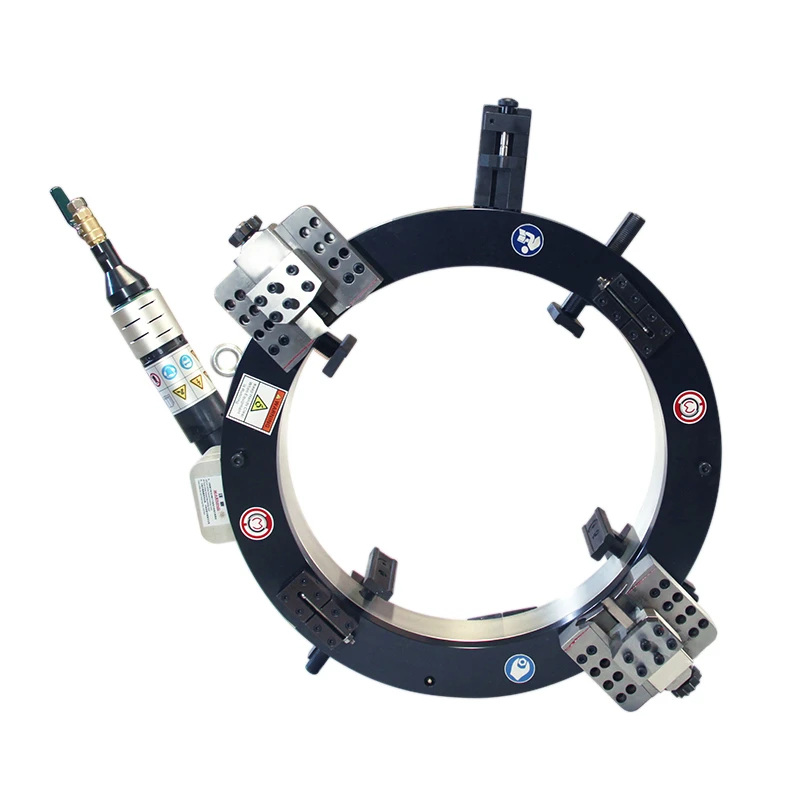 Pneumatic External Clamp Pipe Cutting And Beveling Machine